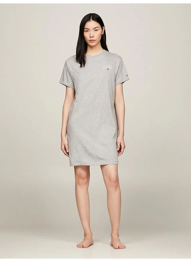 تومي هيلفيغر Crew Neck T-Shirt Dress