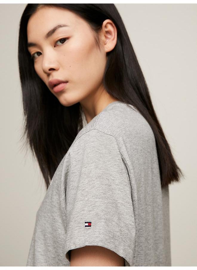 TOMMY HILFIGER - Crew Neck T-Shirt Dress - Image 1