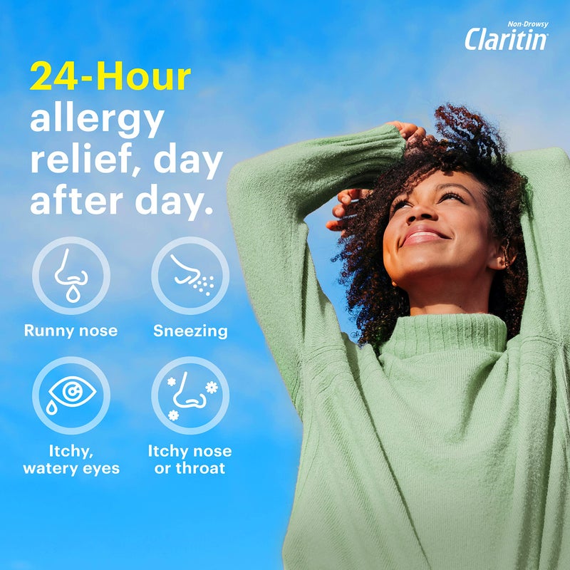 Claritin كلاريتين ليكوي-جيلز 24 ساعة تخفيف الحساسية، دواء مضاد للحساسية غير مسبب للنعاس، كبسولات لوراتادين، 30 عدداً - Image 4