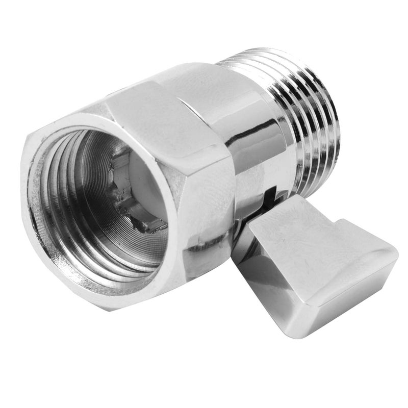 Shower Shut Off Valve: Brass Construction, 200000 Cycle Leak-Proof Ceramic Cartridge - Slip-Resistant Lever Handle Water Saving Valve for Bathroom Shower Systems - Image 5