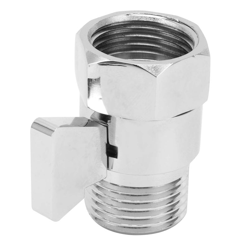 Shower Shut Off Valve: Brass Construction, 200000 Cycle Leak-Proof Ceramic Cartridge - Slip-Resistant Lever Handle Water Saving Valve for Bathroom Shower Systems - Image 2