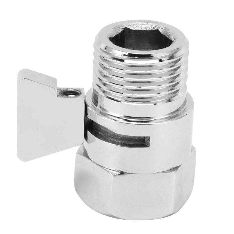 Shower Shut Off Valve: Brass Construction, 200000 Cycle Leak-Proof Ceramic Cartridge - Slip-Resistant Lever Handle Water Saving Valve for Bathroom Shower Systems - Image 3