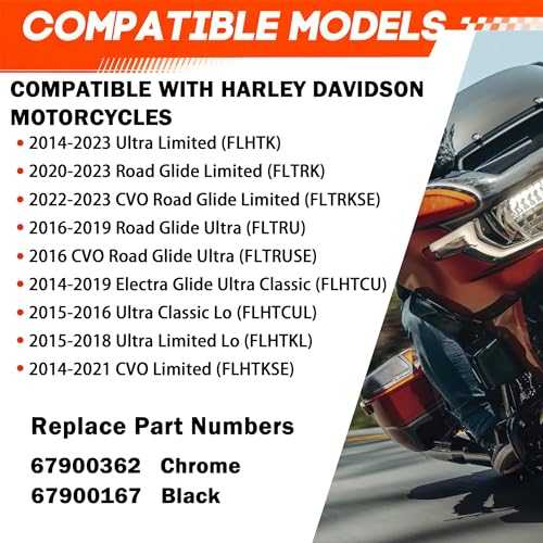 KOONDHEEND License Plate Relocation Bracket Fits for Harley Davidson Electra Glide Road Ultra Limited CVO FLHTKSE FLHTCU FLHTCUL FLHTKL FLTRUSE Replace 67900362 - Image 3