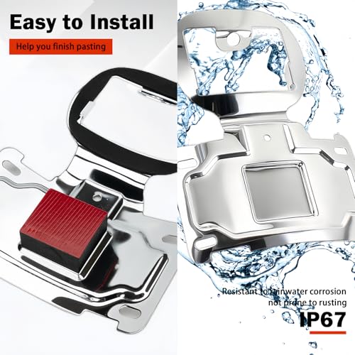 KOONDHEEND License Plate Relocation Bracket Fits for Harley Davidson Electra Glide Road Ultra Limited CVO FLHTKSE FLHTCU FLHTCUL FLHTKL FLTRUSE Replace 67900362 - Image 5