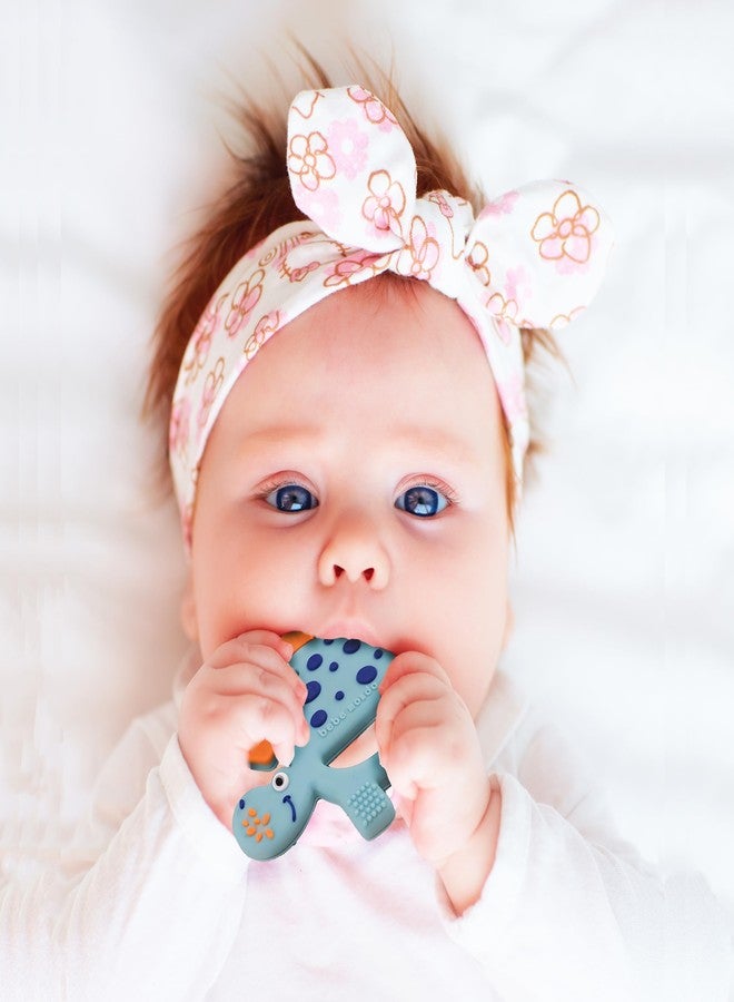 Bebe Mondo Dinosaur Teething Toys Baby Teether for Infant Baby Newborn 0-6 Months 6 to 12 18 Months and Up- Dino Teether Toy Freezer Safe & BPA Free, USA Patent Pending, 100% Food Grade Silicone-bebe mondo - Image 3