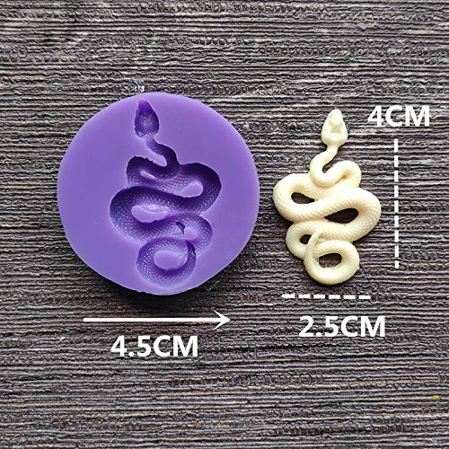ESEDAGE Snake Resin Mold 2 Pack - Silicone Snake Mold - Image 2