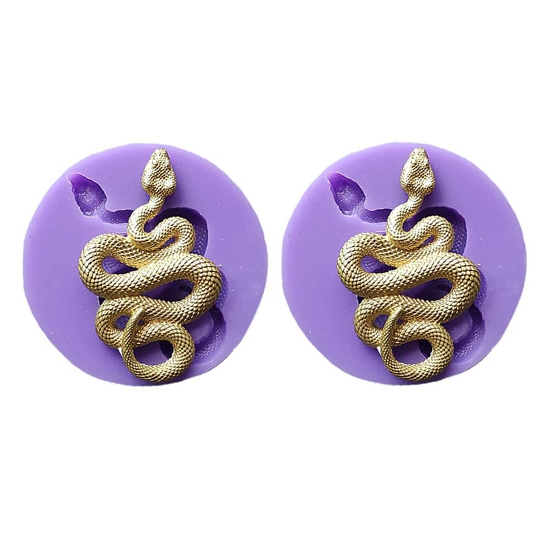 ESEDAGE Snake Resin Mold 2 Pack - Silicone Snake Mold - Image 5