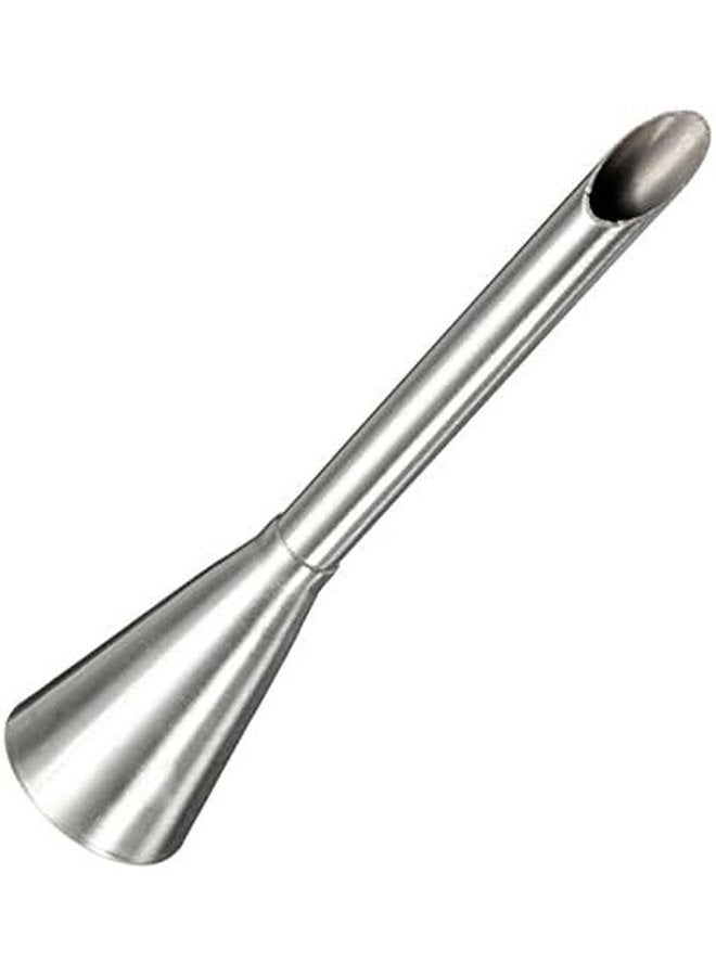 Oasisgalore 2 Pcs Stainless Steel Icing Nozzles - Cake Decorating Tools for Cream, Fondant & Candy  - Image 3