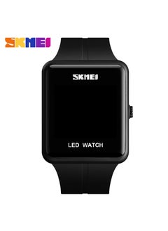 SKMEI Fashion LED Watch Curved Water-Resistant Couple Black