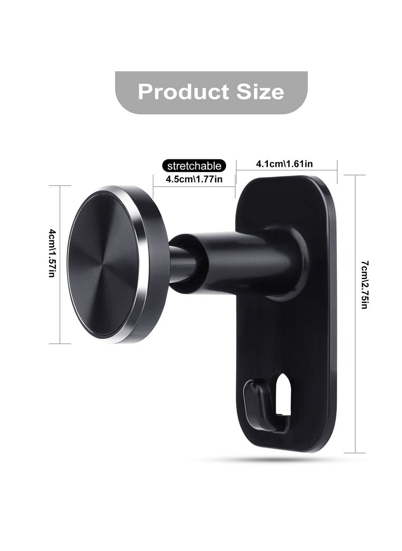 SYOSI, 2 Pack Headphone Stand, Retractable Headset Hanger, Sticky Desktop Hook, for All Headsets, Earphone Clamp for Earphone, Music Headphones