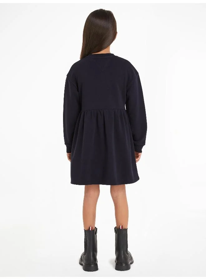 TOMMY HILFIGER Navy Long Sleeve Dress