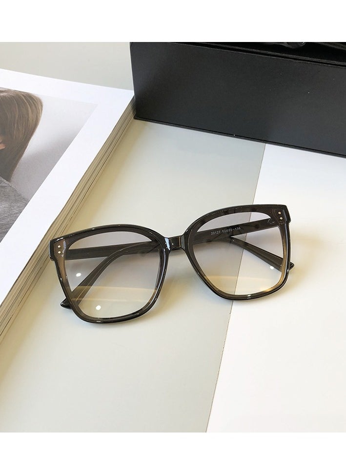Taiahiro - Sunglasses stars with the same gradual shades hipster big face slimming - Image 1