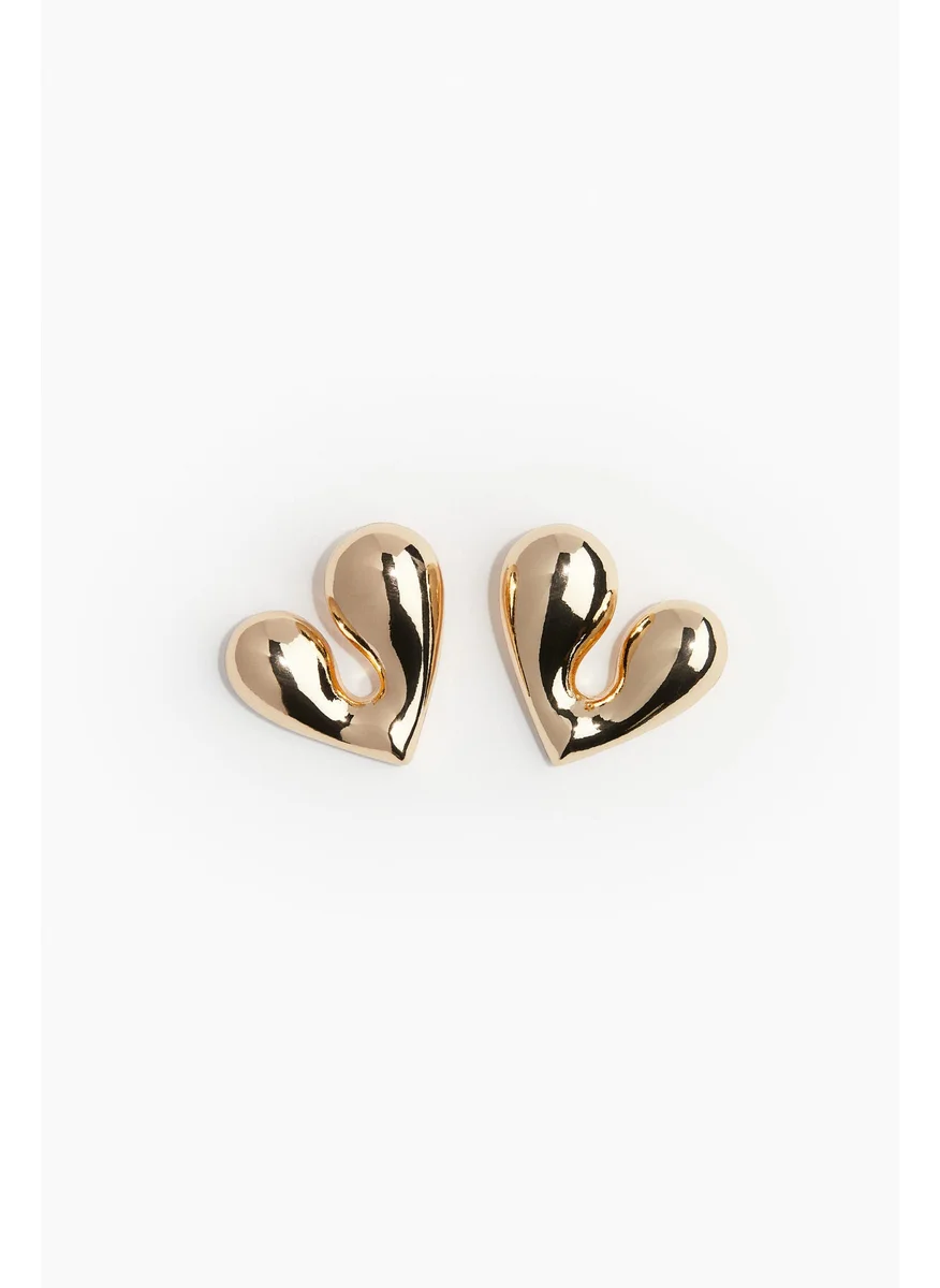 H&M Heart-Shaped Earrings