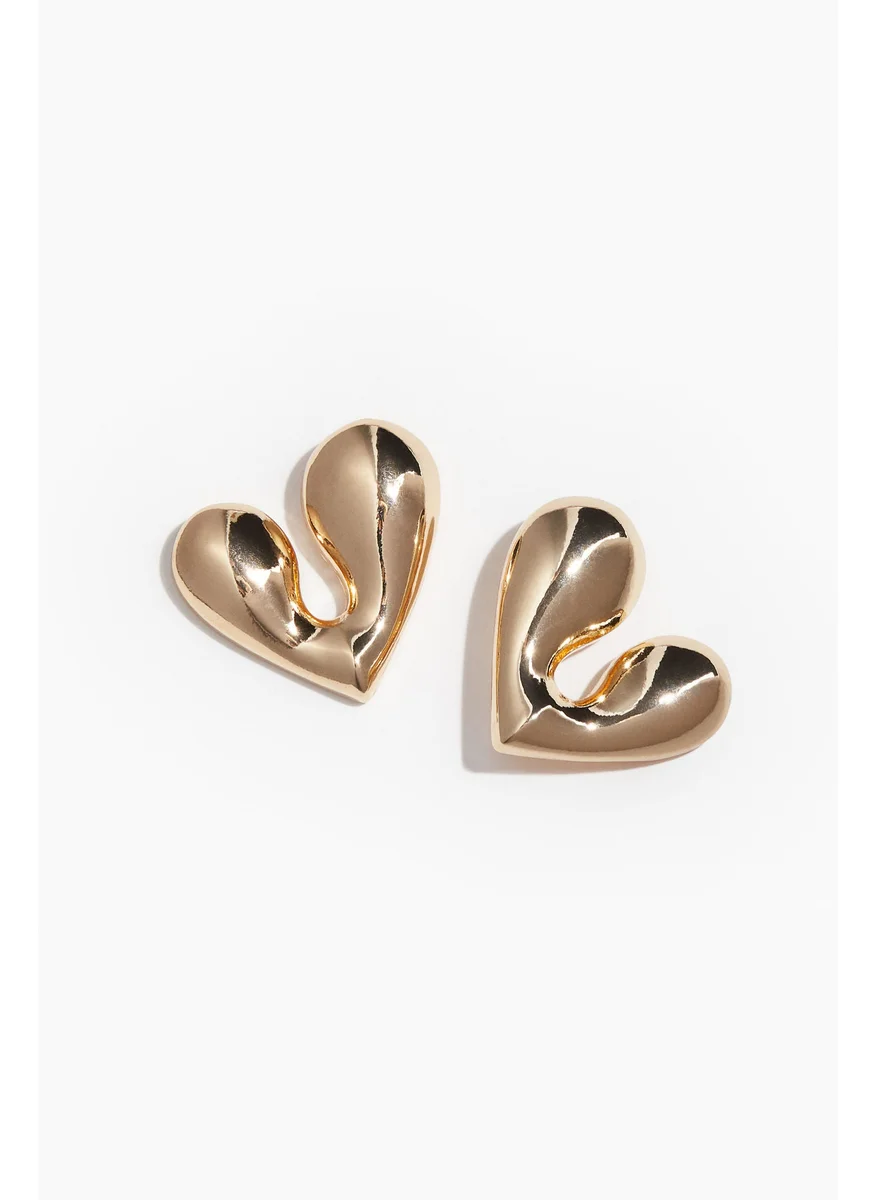 H&M Heart-Shaped Earrings