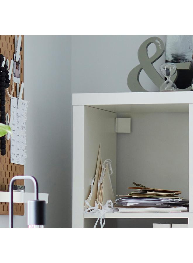 Zaboon Shelving Unit With Underframe, White/White, 147X59 Cm - Image 3