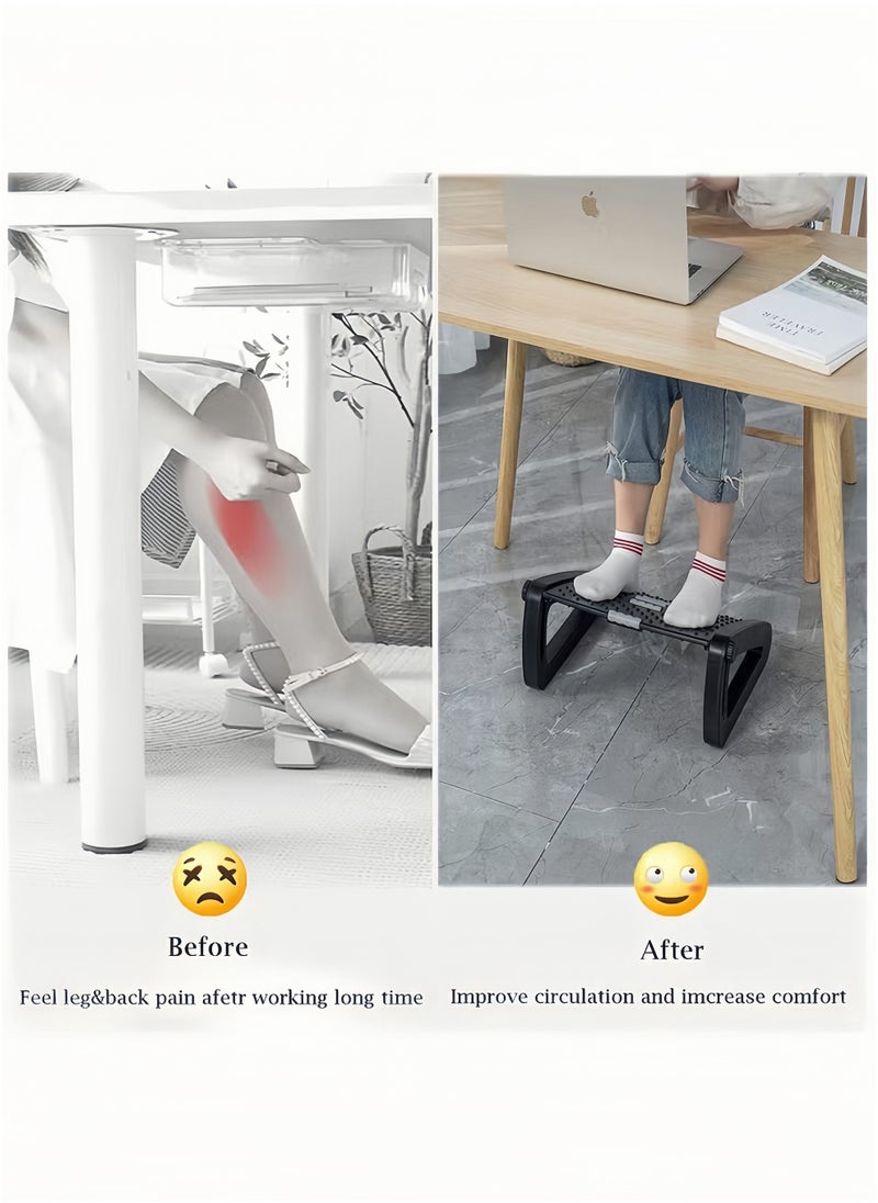 Peachjoy - Adjustable Under Desk Footrest With 6 Adjustable Height - Image 1
