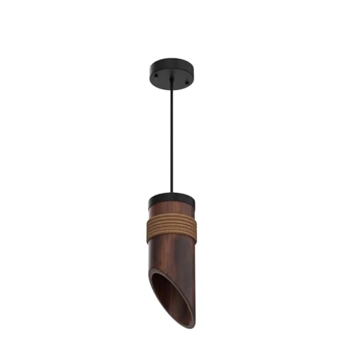 LEGEEN Round Cluster Ceiling Hanging Pendant Light Lamp for Living Room, Home Decoration Bulb Include-Bamboo,DC - Image 4