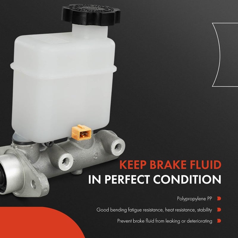 A-Premium Brake Master Cylinder with Reservoir and Sensor for Kia Amanti - Image 3