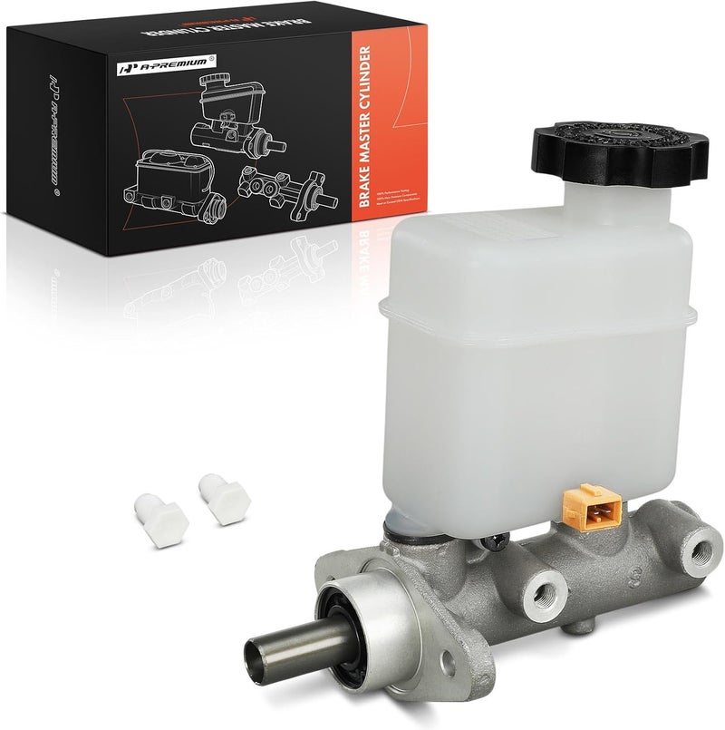 A-Premium Brake Master Cylinder with Reservoir and Sensor for Kia Amanti - Image 1