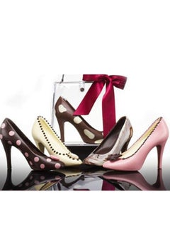 SYOSI Chocolate High Heels Shoe Mold Set, Polycarbonate Stiletto Heels, Candy Cake Fondant Mold, Wedding Bridal Shower Favors Birthday Party Cake Decorating Tools Large Size Flat High Heel  - Image 3