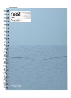 Foldermate Nest Plus WeWrite A4 Blue Spiral 3 Subject Ruled Notebook 