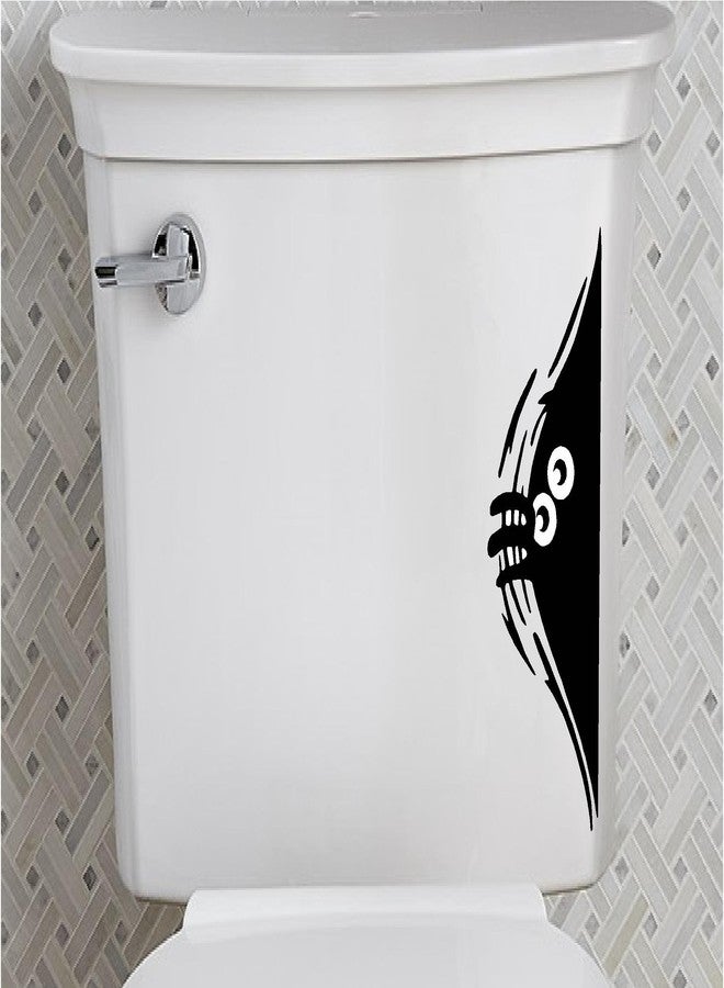 Epic Designs Bathroom Toilet Sticker Decal - Peeking Monster - Funny Fun Learning Educational - Image 2