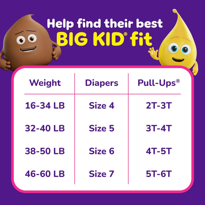 Pull-Ups Girls' Potty Training Pants, Size 3T-4T Training Underwear (32-40 lbs), 66 Count - Image 2