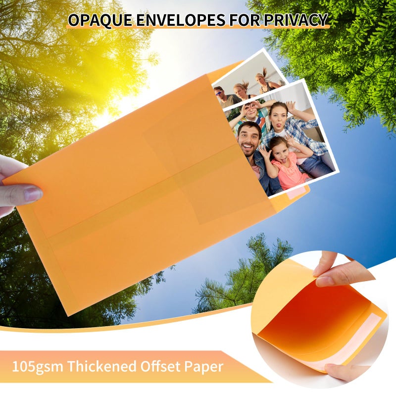 Joyberg 6x9 Envelopes Self Seal, Yellow Envelopes 6x9 Printable, Catalog Mailing Envelopes 6 x 9 Tear Resistant, Kraft Envelope for Mailing Letters, Documents, Photos, Invitation Cards - Image 4