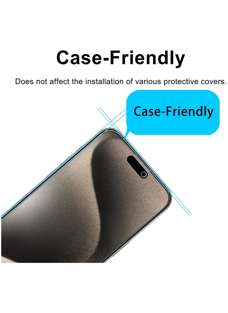 Generic Screen Protector for iPhone 16 tempered Glass Screen Protector Scratch Resistance iPhone 16 edge to edge glass Tempered Glass  - Image 5