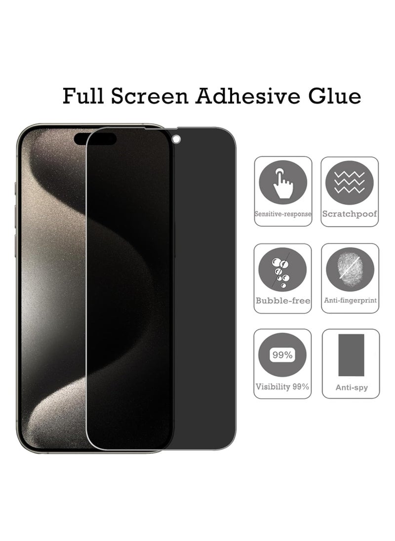 Generic - Screen Protector for iPhone 16 tempered Glass Screen Protector Scratch Resistance iPhone 16 edge to edge glass Tempered Glass - Image 1