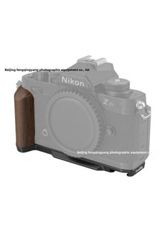 Generic Smokey ZFC Wooden Camera Grip Protective Case Compatible With Nikon Camera Rabbit Cage Expansion Accessories Lightweight Portable-Color:4802 SmallRig Nikon Z Fc Wood L-shaped Hand Grip (black)  - Image 2
