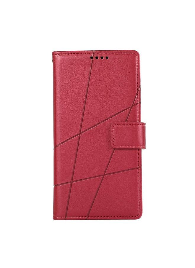 Zaboon Case For Honor X9c Global / Magic7 Lite PU Genuine Leather Texture Embossed Line Phone Case  - Image 2