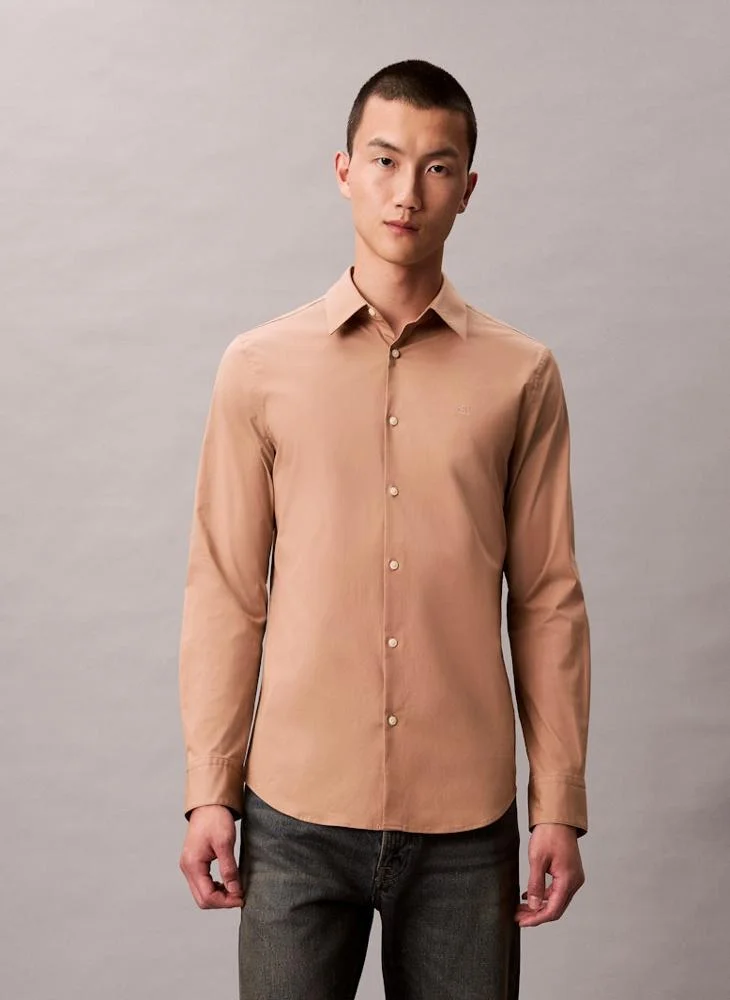 CALVIN KLEIN Slim Stretch Poplin Shirt