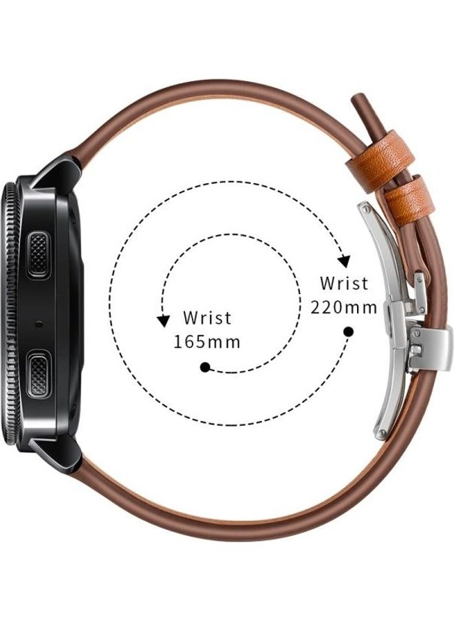 Loquat Replacement Strap for Huawei Watch GT2e / GT2 22/46mm Brown - Image 4