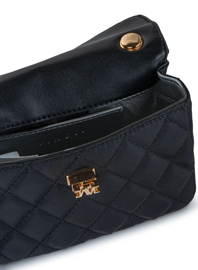 Vincci Women Quilted Shoulder Bag With Chain detail