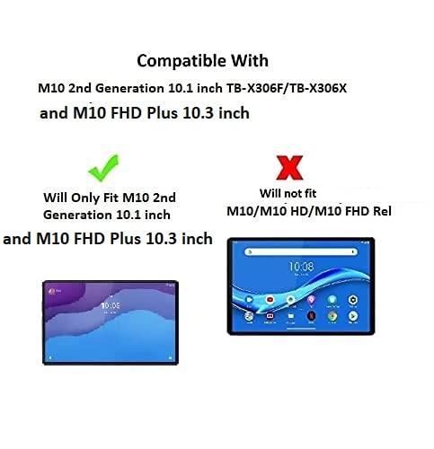 Robustrion Cover for Lenovo Tab M10 HD 2nd Gen (TB-X306X / TB-X306F) / Lenovo Tab M10 FHD Plus 10.3 inch Cover [1st and 2nd Gen] - Blue - Image 3