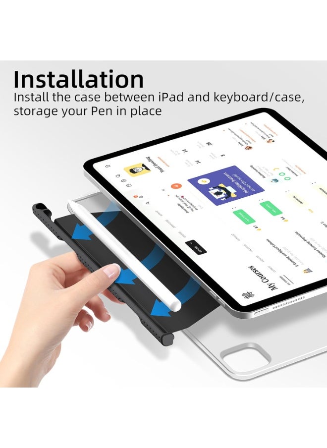 Pencil Holder for Apple Pencil 1st/2nd Generation, Compatible Magic Keyboard, Smart Keyboard Folio, Smart Folio, Other Magnetic Cses for iPad, Other Magnetic Cases for Apple Pen  - Image 3