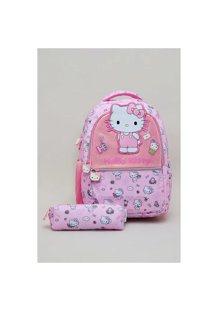 أر أند بي Hello Kitty Print 16" Backpack with Pencil Pouch