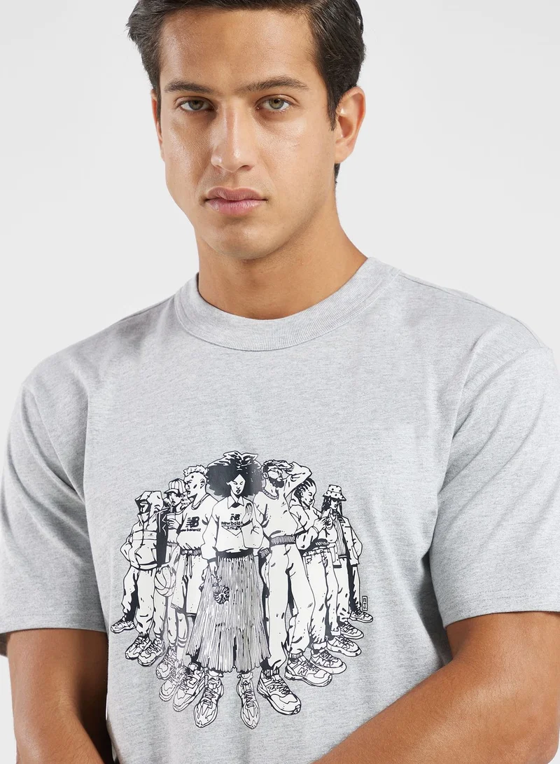 نيو بالانس Athletics Engy Saint-Ange Squad T-Shirt