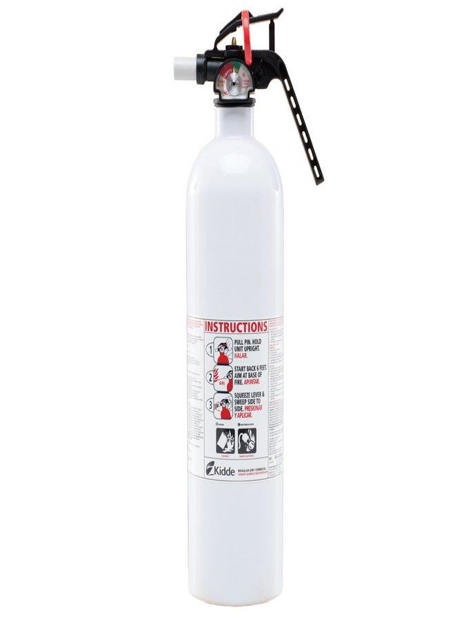 Kidde Auto/Marine 10-B:C Fire Extinguisher, Metal Valve, White