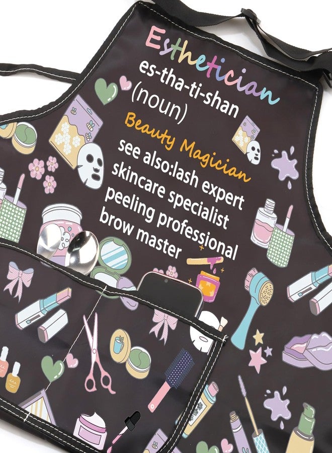 جي اكس جي زد اس او مريلة تجميل JXGZSO، هدايا تقدير لأخصائيي التجميل، هدايا مريلة لأخصائيي التجميل، هدايا لفناني المكياج، هدية لأخصائيي التجميل (مريلة تجميل لأخصائيي التجميل)، قياسي - Image 3