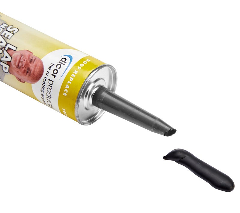 Dicor 551LSB-1 HAPS-Free NON-Leveling Lap Sealant - 10.3 Oz, Black, Secure, Ideal for RV Roofing, Maintenance, Repair, Appliance Application - Image 2