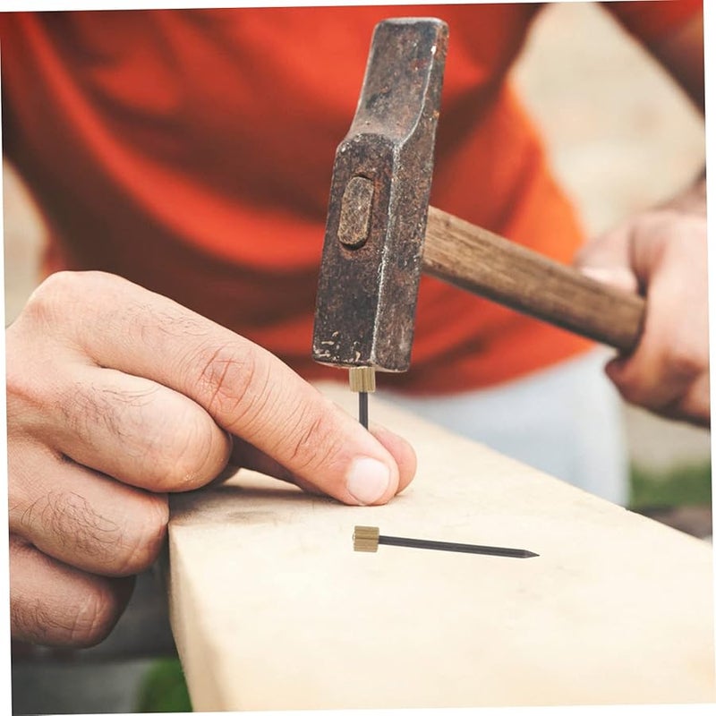 Tehaux 4 حزمة 200 قطعة مسامير نحاسية معلقة للصور لتزيين الجدران والديكور المنزلي - Image 4