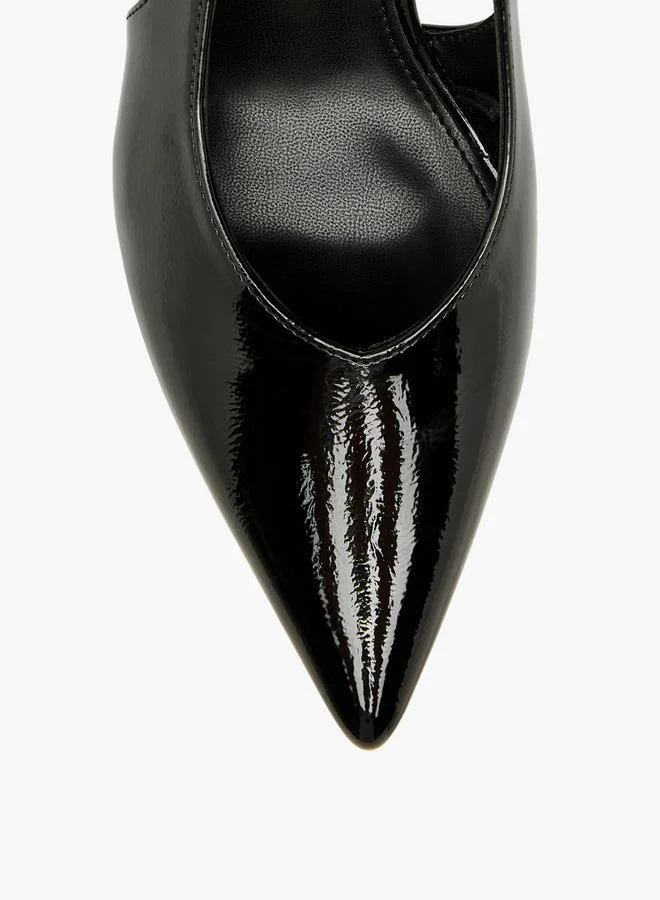 Flora Bella By Shoexpress BLACK Flora Bella Women Pointed Toe Slingback Shoes for Women | Best Price UAE