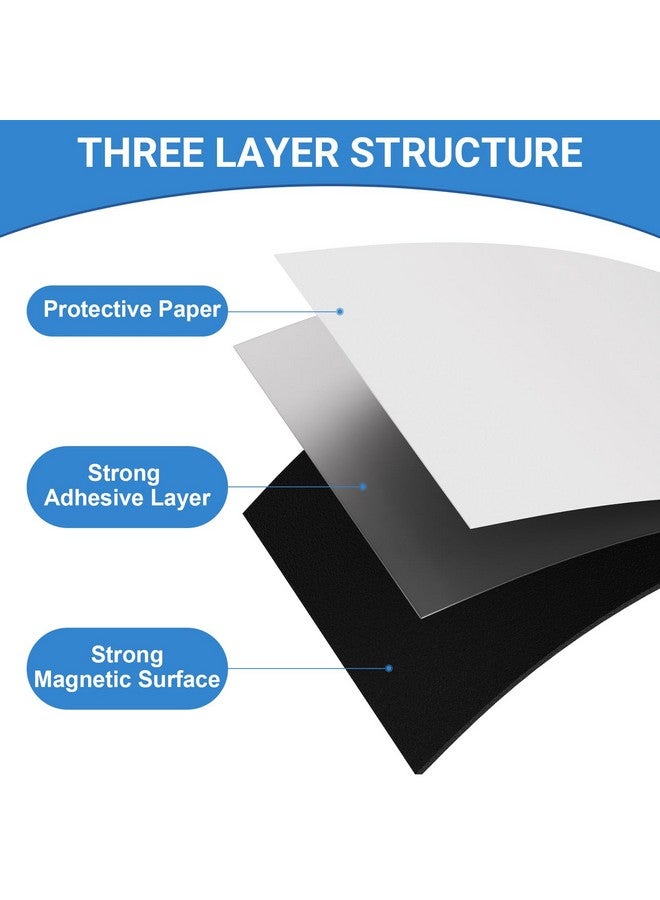 MaxGear Business Card Magnets Peel And Stick Custom Magnets Business Cards Personalized Magnet For Refrigerator Custom Fridge Magnet Adhesive Magnet 3.5 X 2 Magnetic Business Cards 50 Pack - Image 4