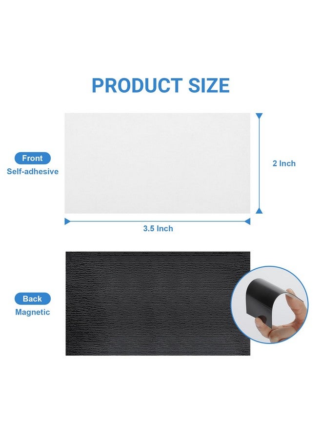 MaxGear Business Card Magnets Peel And Stick Custom Magnets Business Cards Personalized Magnet For Refrigerator Custom Fridge Magnet Adhesive Magnet 3.5 X 2 Magnetic Business Cards 50 Pack - Image 3