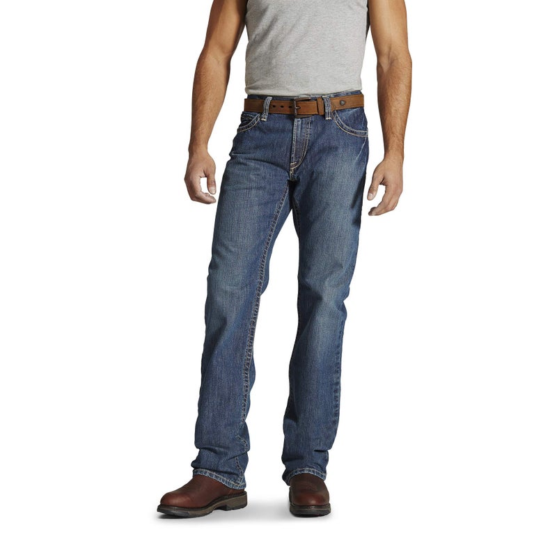 Ariat FR M4 Relaxed Basic Boot Cut Jean 36W x 30L Shale - Image 4