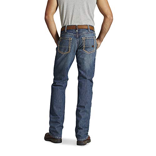 Ariat FR M4 Relaxed Basic Boot Cut Jean 36W x 30L Shale - Image 3