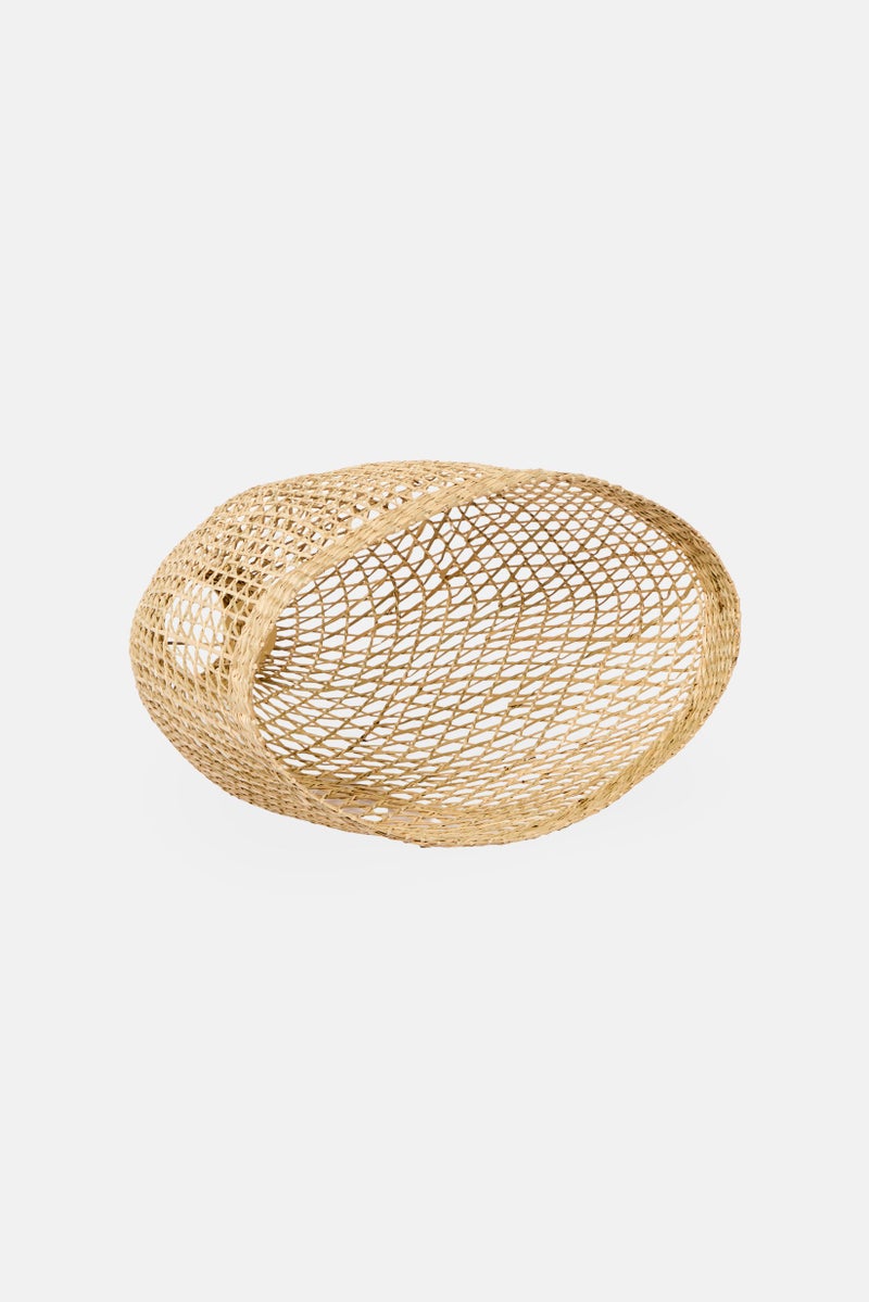 Muy Mucho Natural Fiber Screen Lampshade, Tan  - Image 3