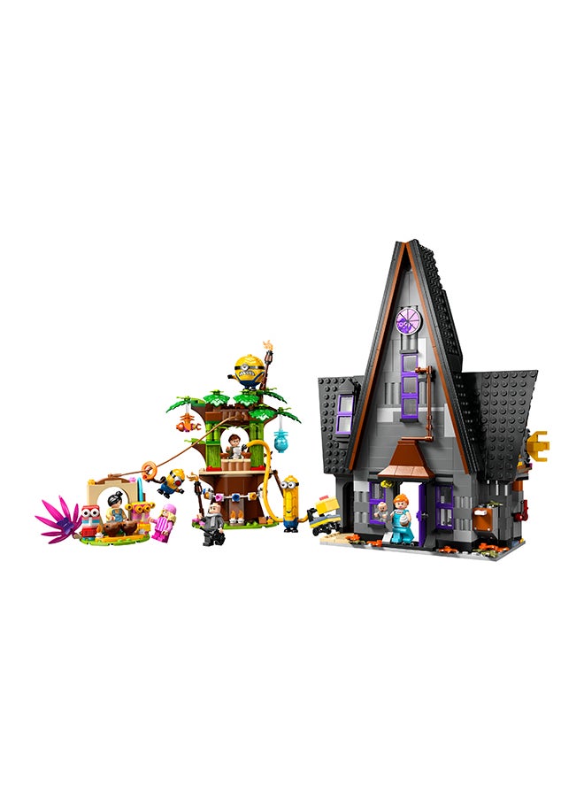 LEGO - ألعاب بيت عائلة جرو والماجنون 4 من شركة ديسبيكابل مي وبيت الشجرة ومجموعة اللعب ، مجموعة أفلام ، هدية بناء إبداعية من شركة فن إلومينيشن لديسبيكابل مي 4 للأطفال من 8 سنوات فما فوق (868 قطعة) 75583 - Image 1
